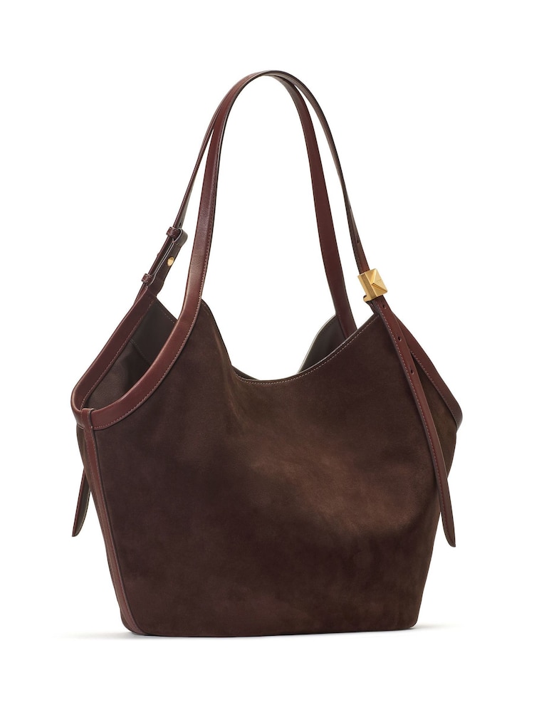 Kate Spade Deco Tulip Brown Tote - Image 2 of 5