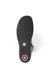 Pavers Black Flat Slouch Boots - Image 5 of 5