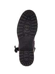 Pavers Black Wide-Fit Buckle Ankle Boots - Image 5 of 5