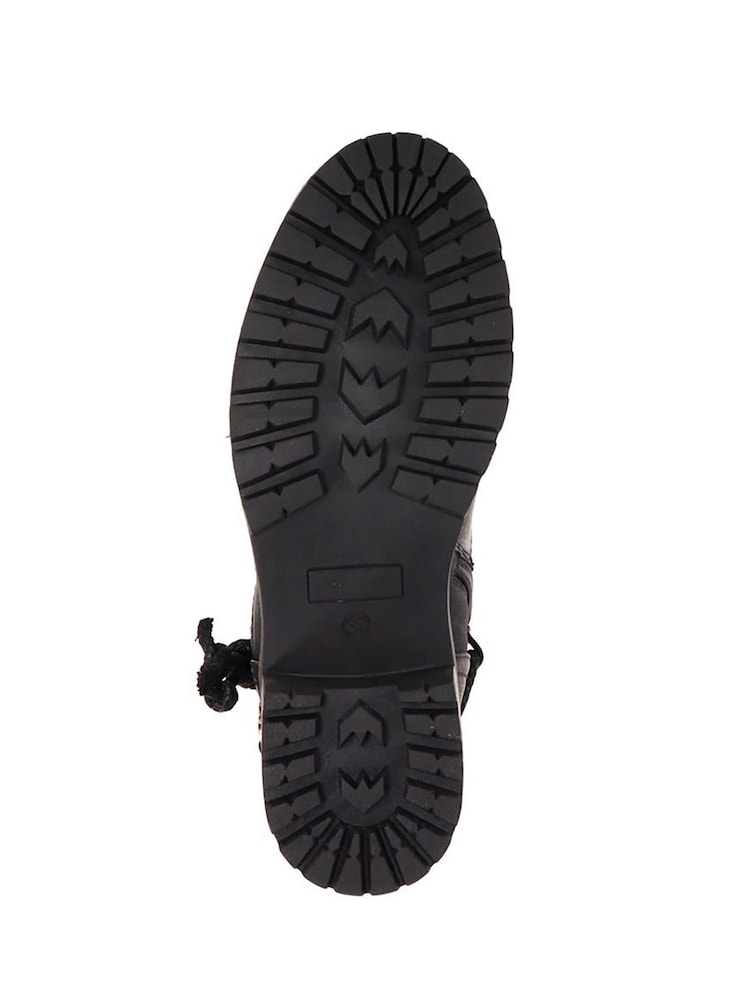 Pavers Black Wide-Fit Buckle Ankle Boots - Image 5 of 5