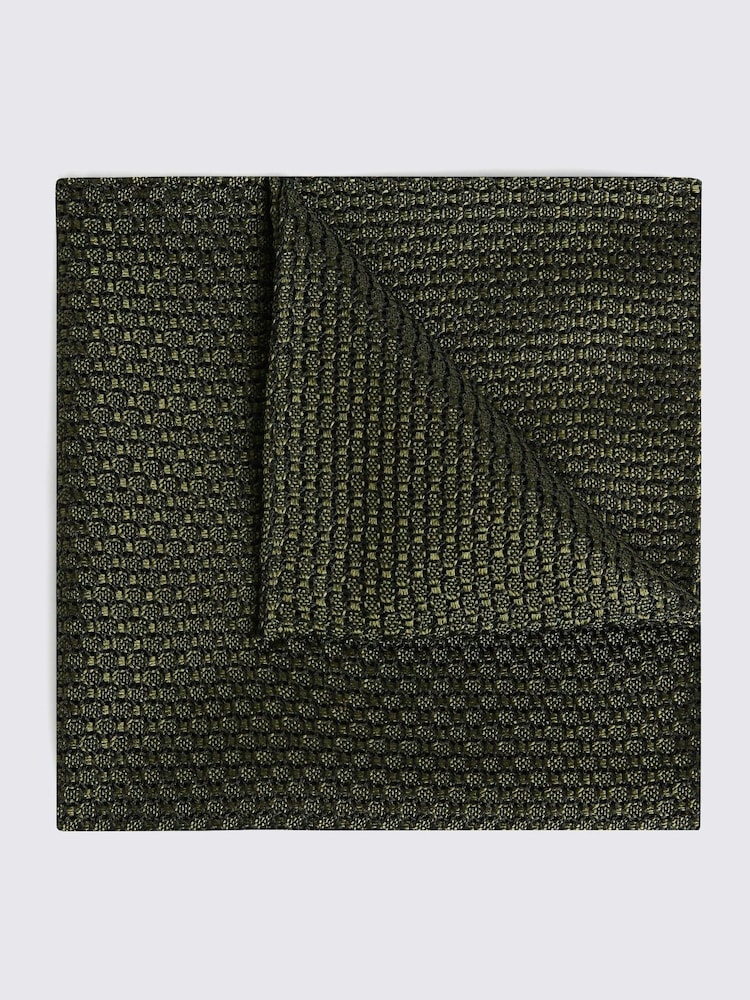 MOSS Italian Grenadine Pocket Square - Image 1 of 2