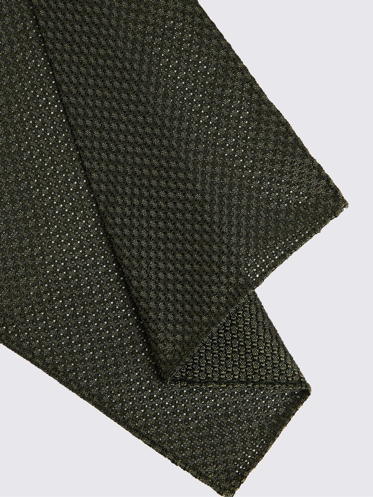 MOSS Italian Grenadine Pocket Square - Image 2 of 2