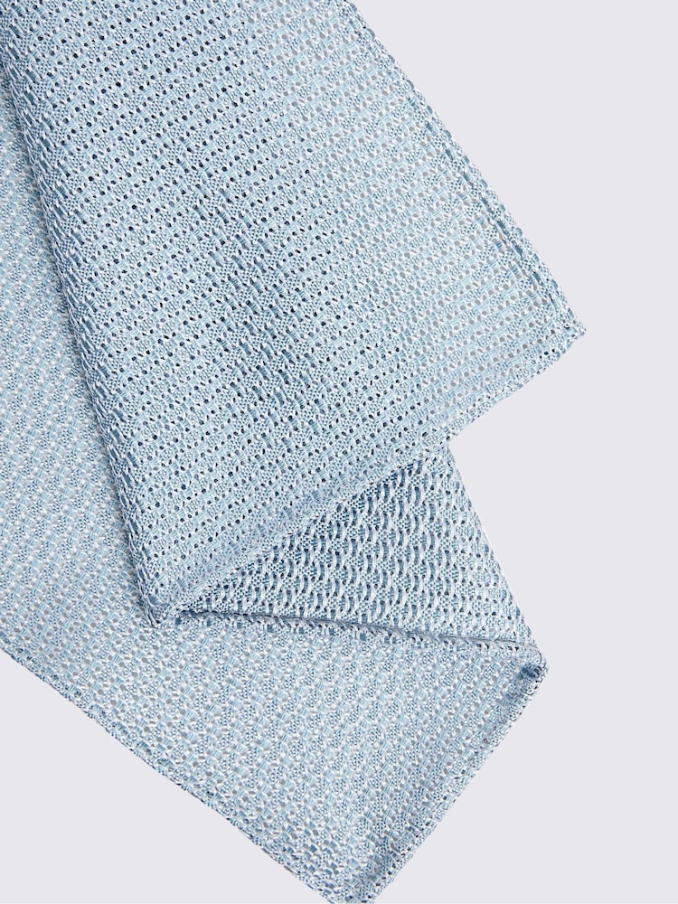 MOSS Italian Grenadine Pocket Square - Image 2 of 2 MOSS Italian Grenadine Pocket Square - Image 2 of 2