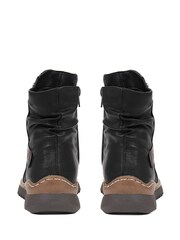 Pavers Black Casual Ankle Boots - Image 3 of 5