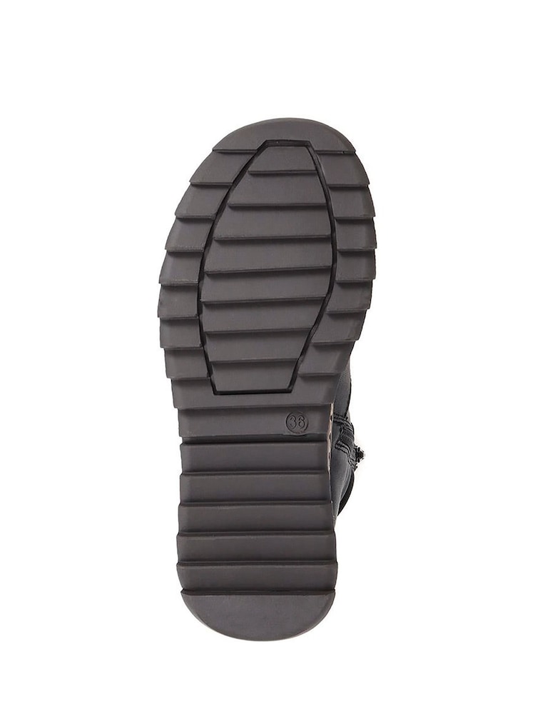 Pavers Black Casual Ankle Boots - Image 5 of 5
