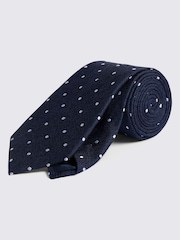 MOSS Gold Polka Dot Tie - Image 1 of 2