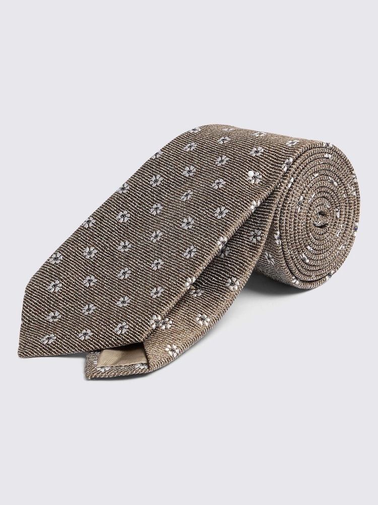 MOSS Pastel Gold Italian Medallion Tie - Image 1 of 2