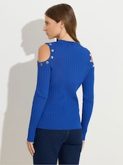 Star by Julien MacDonald Poppa Cold Shoulder Jumper - Imagem 5 de 6