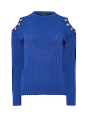 Star by Julien MacDonald Poppa Cold Shoulder Jumper - Imagem 6 de 6