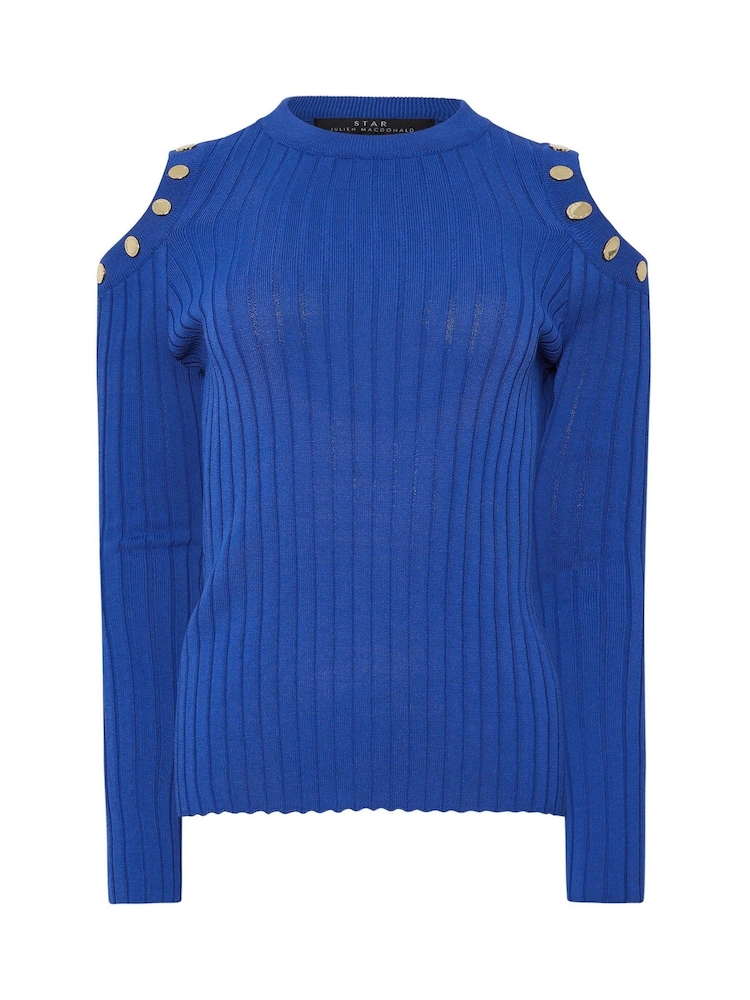 Star by Julien MacDonald Poppa Cold Shoulder Jumper - Imagem 6 de 6