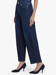 NYDJ Blue Jemma Barrel Leg Jeans - Image 4 of 5