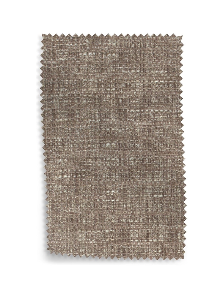 Chunky Boucle Easy Clean Mid Natural Wilson Highback Armchair - Image 5 of 5