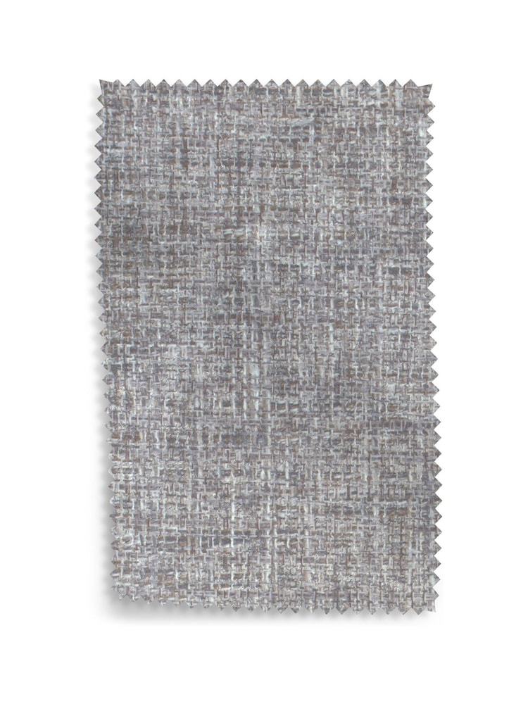 Chunky Boucle Easy Clean Light Grey Wilson Highback Armchair - Image 5 of 5