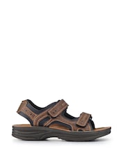 Pavers Brown Dual Touch-Fastening Sandals - Image 1 of 5