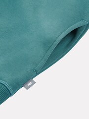 New Balance Blue Athletics Runners Arent Normal Graphic Print FT Hoodie - Image 5 of 5