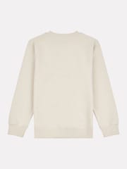 New Balance Brown French Terry Small Logo Crew Sweatshirt - Image 7 of 8