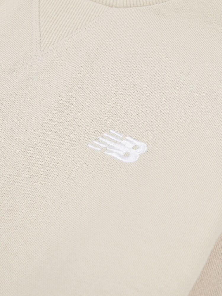 New Balance Brown French Terry Small Logo Crew Sweatshirt - Image 8 of 8 New Balance Brown French Terry Small Logo Crew Sweatshirt - Image 8 of 8