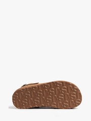 Just Sheepskin Ladies Quinn Sheepskin Sling Back Brown Mule Slippers - Image 5 of 5