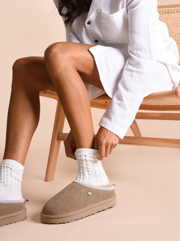 Just Sheepskin Ladies Erin Sheepskin Slippers - Image 1 of 5