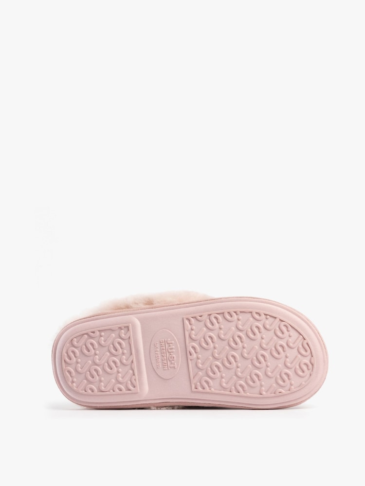 Just Sheepskin Ladies Duchess Sheepskin Slipper - Image 5 of 5 Just Sheepskin Ladies Duchess Sheepskin Slipper - Image 5 of 5