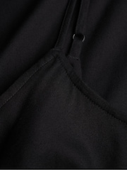 Superdry Black Bias Cut Maxi Slip Dress - Image 3 of 3