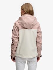 Superdry Pink Hooded Colourblock Trekker Jacket - Image 3 of 5