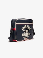 Superdry Blue Retro Alumni Messenger Bag - Image 3 of 6