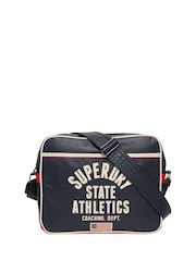 Superdry Blue Retro Alumni Messenger Bag - Image 4 of 6