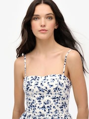 Superdry White Corset Cami Mini Dress - Image 5 of 7