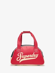 Superdry Red Retro Alumni Bowling Bag - Image 1 of 6