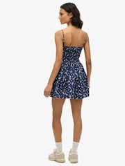 Superdry Blue Corset Cami Mini Dress - Image 4 of 7