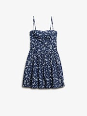 Superdry Blue Corset Cami Mini Dress - Image 6 of 7