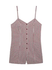 Κόκκινο - Superdry Gingham Cami Ολόσωμο σορτς - Εικόνα 6 από 7