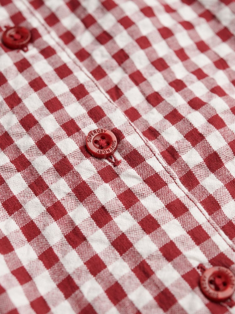 Κόκκινο - Superdry Gingham Cami Ολόσωμο σορτς - Εικόνα 7 από 7