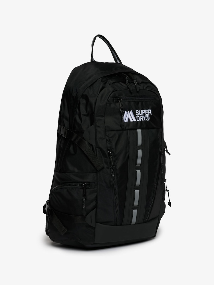 Superdry Black Outdoor 32l Backpack - Image 2 of 6 Superdry Black Outdoor 32l Backpack - Image 2 of 6