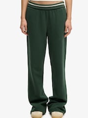 Superdry Green Essential Logo Low Rise Flare Joggers - Image 1 of 7