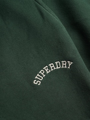 Superdry Green Essential Logo Low Rise Flare Joggers - Image 6 of 7