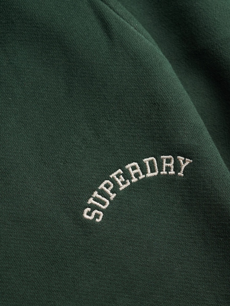 Superdry Green Essential Logo Low Rise Flare Joggers - Image 7 of 7