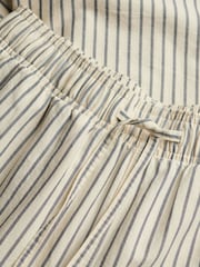 Superdry Cream Cotton Stripe Elastic Trousers - Image 12 of 12