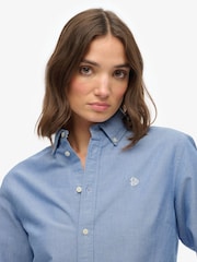 Camisa Superdry Slim Oxford de Manga Comprida com Botões - Imagem 5 de 6