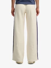 Superdry White Athletic Essentials Logo Straight Joggers - Image 4 of 7