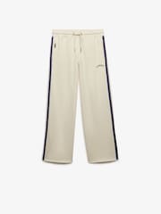 Superdry White Athletic Essentials Logo Straight Joggers - Image 6 of 7