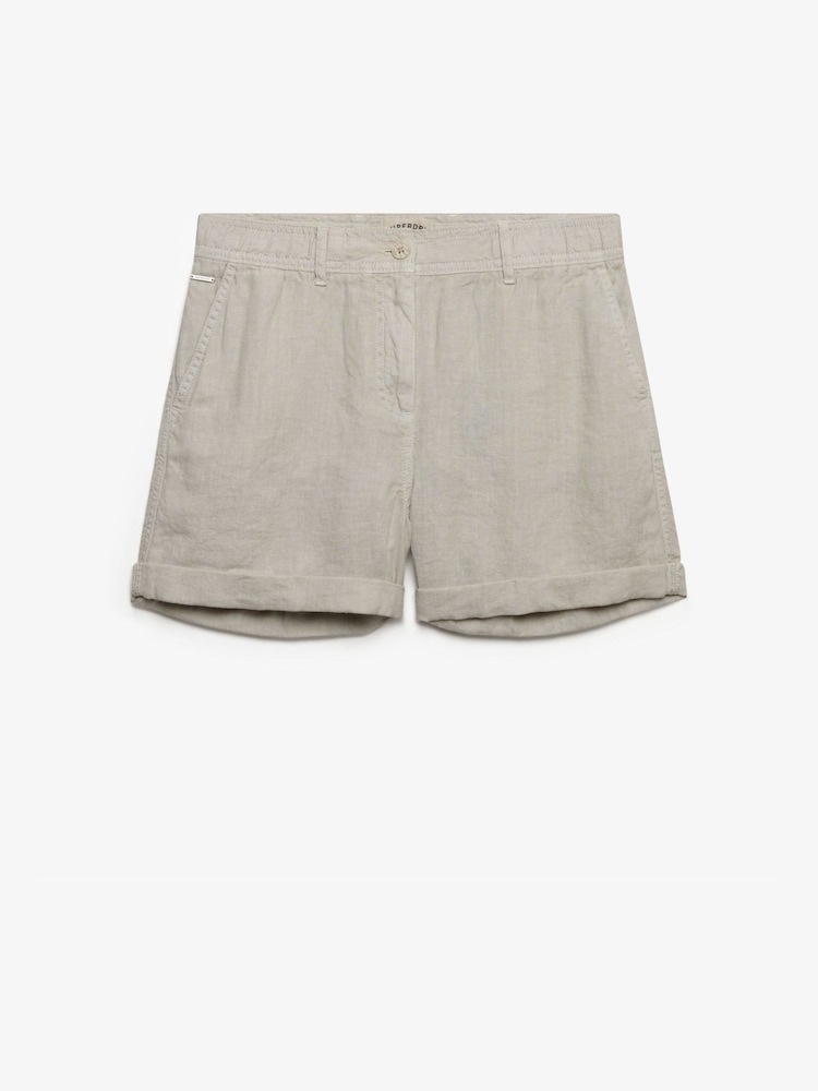 Superdry Natural Mid Rise Shorts - Image 6 of 6