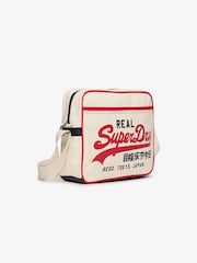 Superdry White Retro Alumni Messenger Bag - Image 2 of 6