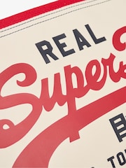 Superdry White Retro Alumni Messenger Bag - Image 4 of 6