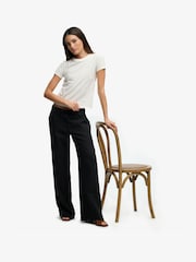 Superdry Black Low Rise Trousers - Image 7 of 7