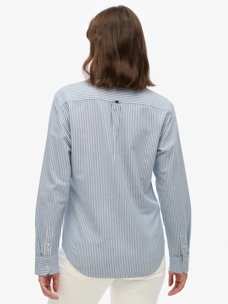 Superdry Slim Oxford Bd Long Sleeve Shirt - صورة 2 من 7 Superdry Slim Oxford Bd Long Sleeve Shirt - صورة 2 من 7