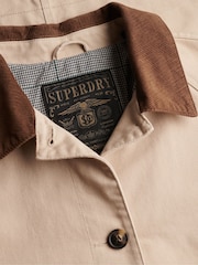 Superdry Natural Estate Cotton Barn Jacket - Image 8 of 8