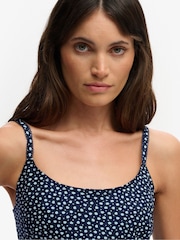 Albastru - Superdry Printed Cami Maxi Dress - Imaginea 3 din 5