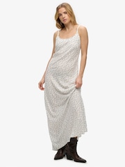 Superdry White Printed Cami Maxi Dress - Image 4 of 8